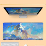 HD New Kawaii Girl Frieren At The Funeral Mouse Pad XXL 800x400mm Mausepad Large Laptop Gaming PC MousePad Rubber Anime Desk Mat