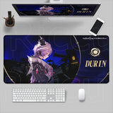 New Genshin Impact Desk Mat Anime Gaming Cool Durin Flins Gaming Mouse Pad Lock Edge 1000x500mm Playmat Office Keyboard Mousepad