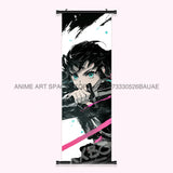Demon Slayer: Kimetsu No Yaiba Wall Art Canvas Scrolls Pictures Anime Poster Hanging Painting Print Home Decoration Living Room