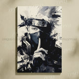 Hot Blooded Anime Naruto Home Decorative Canvas HD Prints Paintings Ink Style Pictures Uchiha Itachi Wall Art Frameless Poster