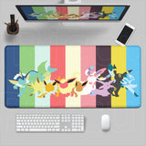 HD Printing Anime Mousepad P-Pokemons E-Eevees Large Mouse Mat MousePads Game Office Laptop Desk Mat PC 900x400mm XXL Mouse Pad