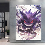 Classic Anime Pokemon Umbreon Flareon Canvas Painting Anime Wall Art Prints HD Poster Picture Print Home Living Room Decor