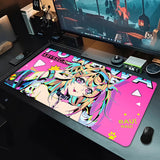 Mouse pad Large cartoon game player keyboard pad non-slip office study desk mat floor mat PC carpet HD Anime sexy girl Mousepad