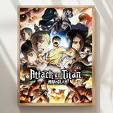 A-Attack On Anime T-Titan Poster High Quality Print Waterproof Wall Art Sticker For Bar Living Room Decor Gift