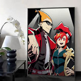 Anime G-Ghost Trick Phantom Detective Poster Art Pictures For Living Room Decor Home Decor Painting