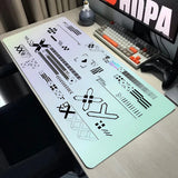 CSGO Anime Mouse Pads PrintStream Game player Mousepads 400x900 Large Mousepad Gamer anti-slip Rubber  Company Desk mat Design