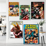 1PC My Hero Academia Bakugo Anime Poster Self-adhesive Art Waterproof Paper Sticker Coffee House Bar Room Wall Decor