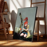 Anime G-Ghost Trick Phantom Detective Poster Art Pictures For Living Room Decor Home Decor Painting