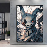 Classic Anime Pokemon Umbreon Flareon Canvas Painting Anime Wall Art Prints HD Poster Picture Print Home Living Room Decor