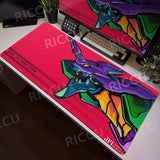 Large Mats E-E-Evangelione Mouse Pad Gamer Desk XXL Rug Office Accessories Computer Table Carpets Anime PC Gaming E-Sports Pads