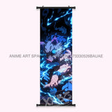 Demon Slayer: Kimetsu No Yaiba Wall Art Canvas Scrolls Pictures Hanging Painting Anime Rengoku Kyoujurou Home Decor Print Poster