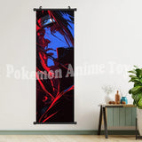 Hot Japanese Anime Scroll Canvas Wall Hanging Painting Kakashi Home Anime Poster Sasuke Art Room Decoration Kid Gift Itachi