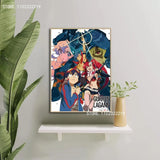 Gurren Lagann Anime Canvas Wall Art x  Modern Home Decor Poster for Bedroom or Living Room Personalized Gift Stylish Family Deco