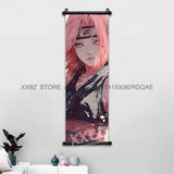 Naruto Home Decoration Scrolls Picture Hyuga Hinata Anime Canvas Wall Art Interior Hanging Painting Uchiha Itachi Figures Poster