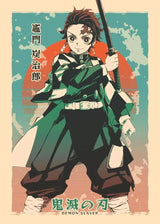 Canvas Painting Wall Art Pictures Demon Slayer Japan Anime Poster Print Tanjiro Zenitsu Characters Portrait Room Home Decoration