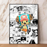 ONE PIECE Poster Canvas Painting Monkey D. Luffy Home Decoration No Frame Anime Wall Art Home Decor Picture Children's Gift