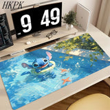 Kawaii Stitch Anime Mouse Pad Large PC Cartoon Gaming Accessories Protector Office Laptop Non Slip Gamer Cabinet Desk Mat Carpet