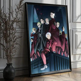 Anime T-Tokyo Revengers Poster HD PVC Waterproof Wall Art - Self Adhesive Reusable For Home Office Bar