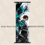 Demon Slayer: Kimetsu No Yaiba Kamado Tanjirou Home Decor Wall Art Scrolls Picture Hanging Painting Canvas Anime Poster For Room