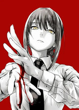 Popular Anime Chainsaw Man Makima Aesthetic Canvas Painting Poster Wall Art Picture Room Decoration