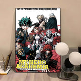 Anime M-My Hero AcademiaS High Quality Print Poster Waterproof Wall Art Movie Posters For Living Bedroom Retro Room Decor Gift