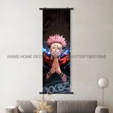 Jujutsu Kaisen Anime Poster Room Canvas Print Hanging Painting Wall Art Megumi Fushiguro Scrolls Picture Home Decoration Mural