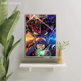 Gurren Lagann Anime Canvas Wall Art x  Modern Home Decor Poster for Bedroom or Living Room Personalized Gift Stylish Family Deco