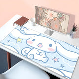 Kawaii Mouse Pad Laptop Anime Gamer Cabinet Keyboard Rug Cute Cartoon C-cinnamoroll Desk Mat PC Gaming Mousepad For Girl Gifts