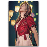 F-Final Fantasy Poster T-Tafa Cloud Sephiroth Game Anime Poster Canvas Wall Painting Home Living Room Game Room Garage Wall Art