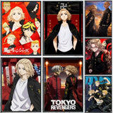 popular anime Tokyo Revengers Poster HD Waterproof Self-Adhesive Wall Art – Multi-Scene Use, Top Gift Pick