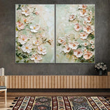 Handmade Oil Painting Canvas Wall Art Decoration 3D Texture Flowers Modern Abstract For Home Room Decor Internet Celebrity Style Rolled Frameless Unstretched Painting