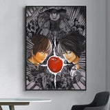 Hot Anime Death Note Canvas Prints Poster Figure Ryuk Yagami Raito L Misa Amane Wall Art Home Decoration Art Poster Fans Gifts