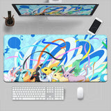 HD Printing Anime Mousepad P-Pokemons E-Eevees Large Mouse Mat MousePads Game Office Laptop Desk Mat PC 900x400mm XXL Mouse Pad