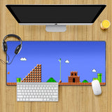 Hot Games Super M-Marioes Mousepad HD Printing Computer Gamers Locking Edge Non-slip Mouse Pad XXL90x40cm Keyboard PC Desk Pad