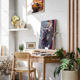Anime My Hero Academia Hawks Classic Anime Poster Self-adhesive Art Waterproof Paper Sticker Coffee House Bar Room Wall Decor