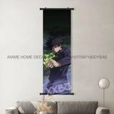 Jujutsu Kaisen Anime Poster Room Canvas Print Hanging Painting Wall Art Megumi Fushiguro Scrolls Picture Home Decoration Mural