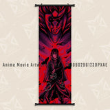 Naruto Home Decoration Canvas Hanging Painting Uchiha Madara Wall Art Prints Scrolls Pictures Hot Blooded Japanese Anime Poster