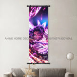Anime Demon Slayer: Kimetsu No Yaiba Figures Poster Canvas Print Hanging Painting Wall Art Scrolls Picture Home Decoration Mural