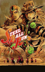 Japanese Anime Steel Ball Run Poster Print Gyro Zeppeli JoJo's Bizarre Adventure Poster Comics Wall Art Canvas Painting Decor