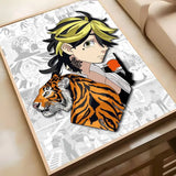 Anime Tokyo Revenger-R Cartoon Cool Poster Art painting poster with prints Home bedroom living room decoration gift