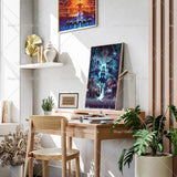 1PC Anime Attack On Titan The Fina Poster Self-adhesive Art Waterproof Paper Sticker Coffee House Bar Room Wall Decor