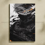 Hot Blooded Anime Naruto Home Decorative Canvas HD Prints Paintings Ink Style Pictures Uchiha Itachi Wall Art Frameless Poster