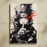 Hot Blooded Anime Naruto Home Decorative Canvas HD Prints Paintings Ink Style Pictures Uchiha Itachi Wall Art Frameless Poster