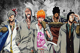 New Bleach Poster kenpachi Gotei Anime Figure  Manga Decoration Canvas Painting Wall Art Home Kawaii Room Decor Aesthetics Gift