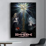 Hot Anime Death Note Canvas Prints Poster Figure Ryuk Yagami Raito L Misa Amane Wall Art Home Decoration Art Poster Fans Gifts