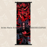 Naruto Home Decoration Canvas Hanging Painting Uchiha Madara Wall Art Prints Scrolls Pictures Hot Blooded Japanese Anime Poster