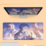 HD New Kawaii Girl Frieren At The Funeral Mouse Pad XXL 800x400mm Mausepad Large Laptop Gaming PC MousePad Rubber Anime Desk Mat