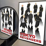 Anime T-Tokyo R-Revenger Painting Calligraphy High-Quality Cotton Canvas Poster Wall Art for Living Room Modern  House Decor