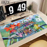 Kawaii Stitch Anime Mouse Pad Large PC Cartoon Gaming Accessories Protector Office Laptop Non Slip Gamer Cabinet Desk Mat Carpet
