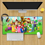 Hot Games Super M-Marioes Mousepad HD Printing Computer Gamers Locking Edge Non-slip Mouse Pad XXL90x40cm Keyboard PC Desk Pad